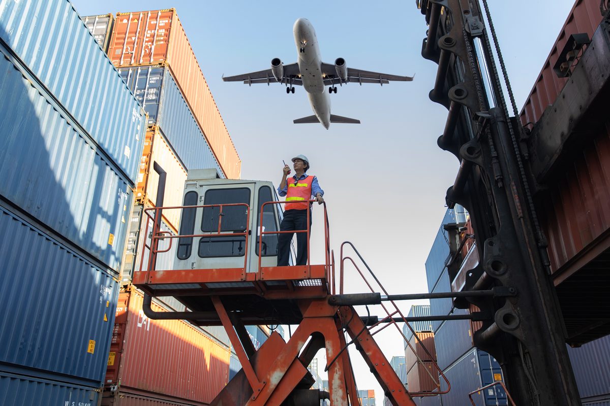 Specialist preparing a freight quote